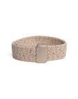 Cream Braided Stretch Strap