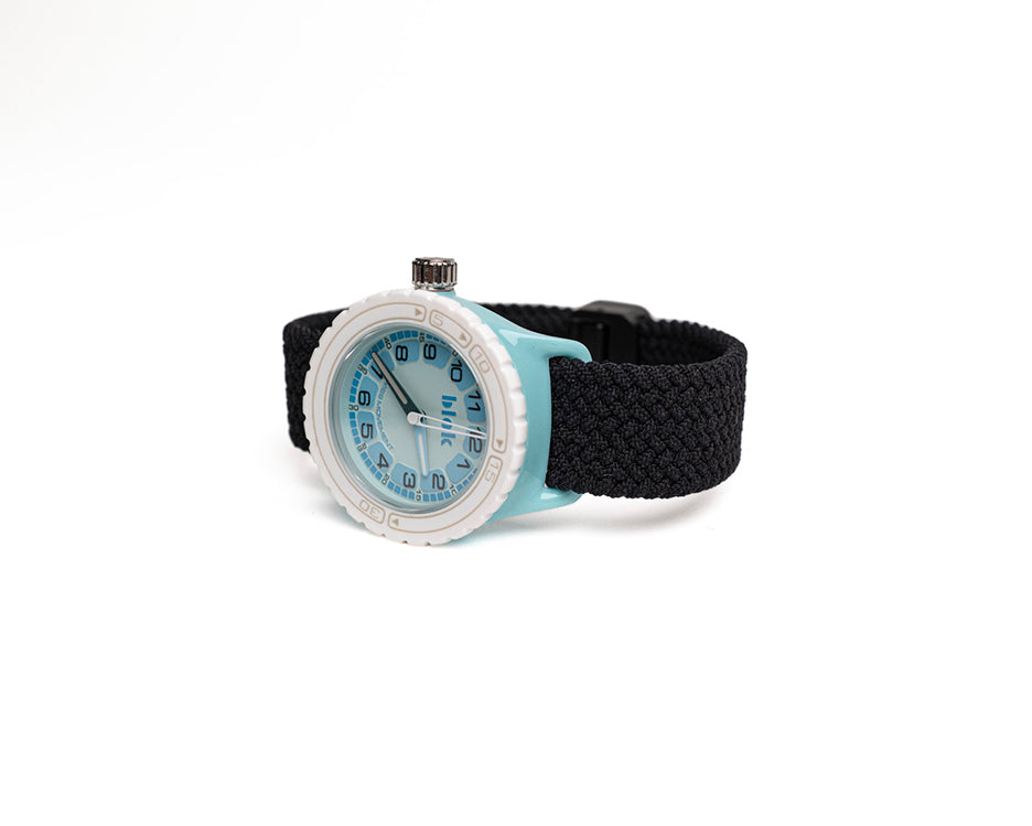 Black Braided Stretch Strap