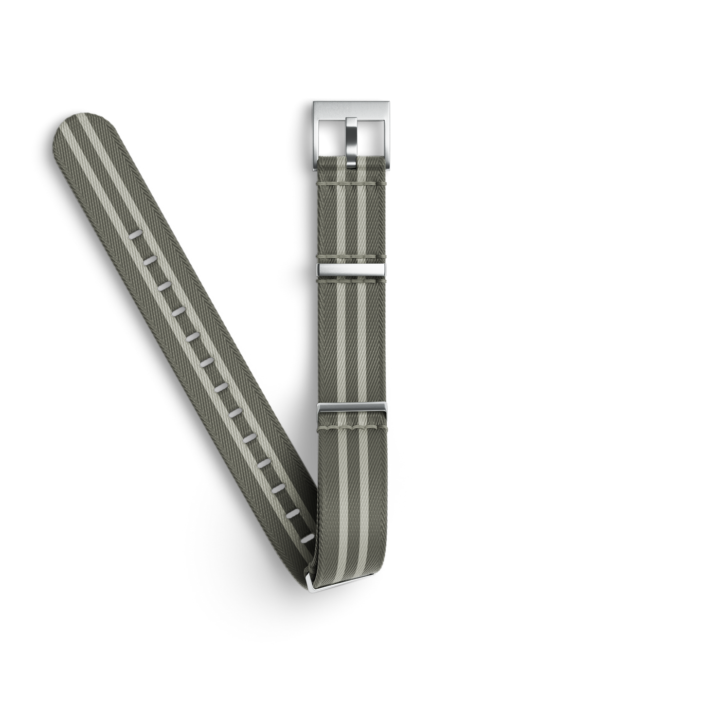 Strap - Grey/Silver Universal Nylon Buckle