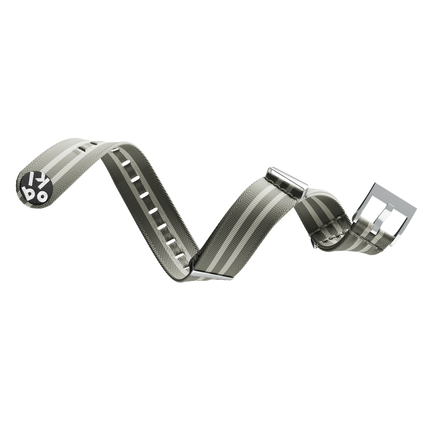 Strap - Grey/Silver Universal Nylon Buckle – Blok