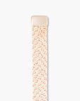 Cream Braided Stretch Strap