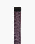 Grey Braided Stretch Strap