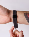 Grey Braided Stretch Strap