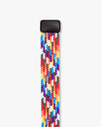 Rainbow Braided Stretch Strap